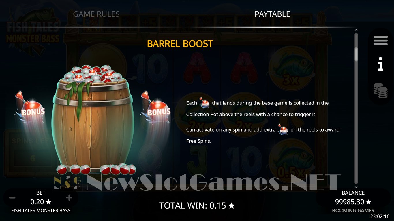 Fish Tales Monster Bass Slot Slot Image in Demo - pic. 10