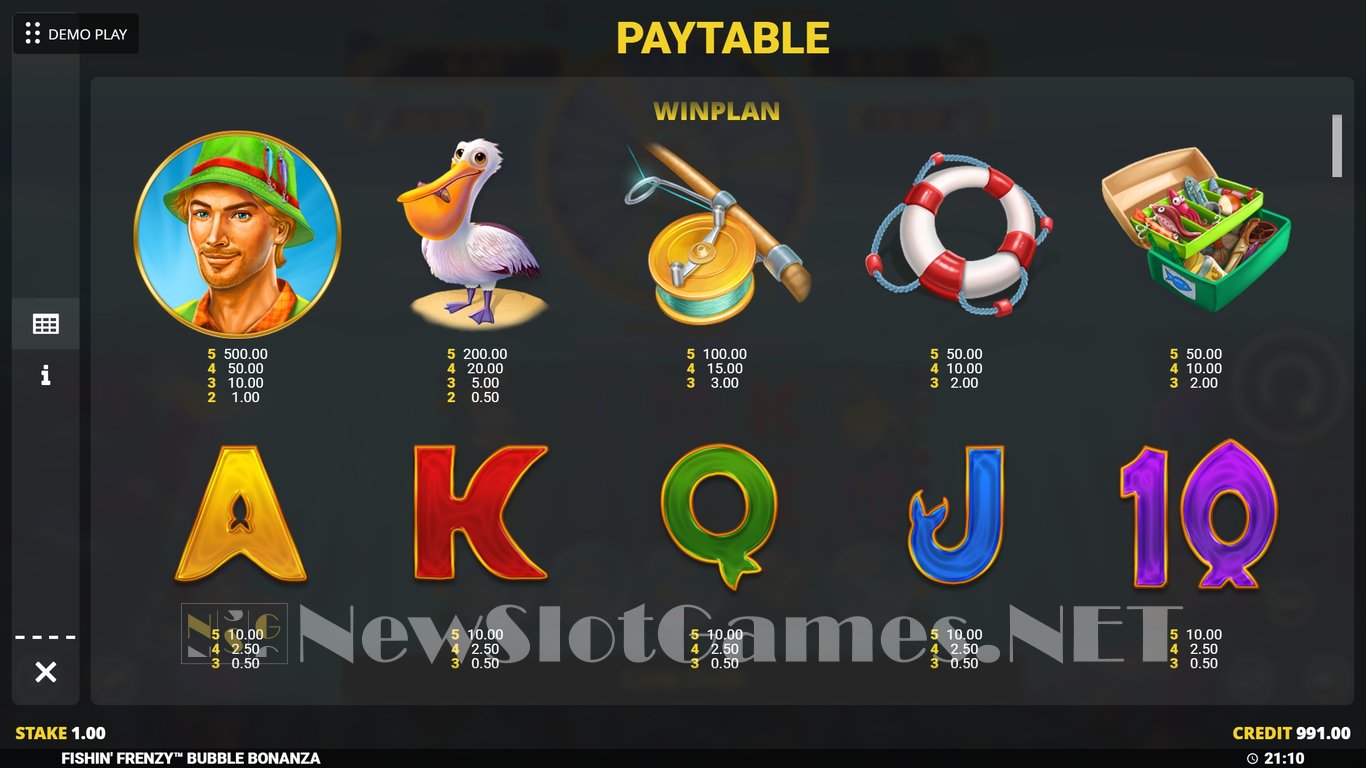 Fishin Frenzy Bubble Bonanza Slot Slot Image in Demo - pic. 10