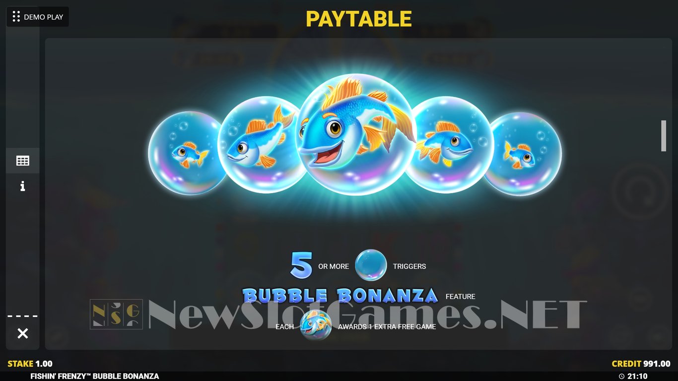 Fishin Frenzy Bubble Bonanza Slot Slot Image in Demo - pic. 12