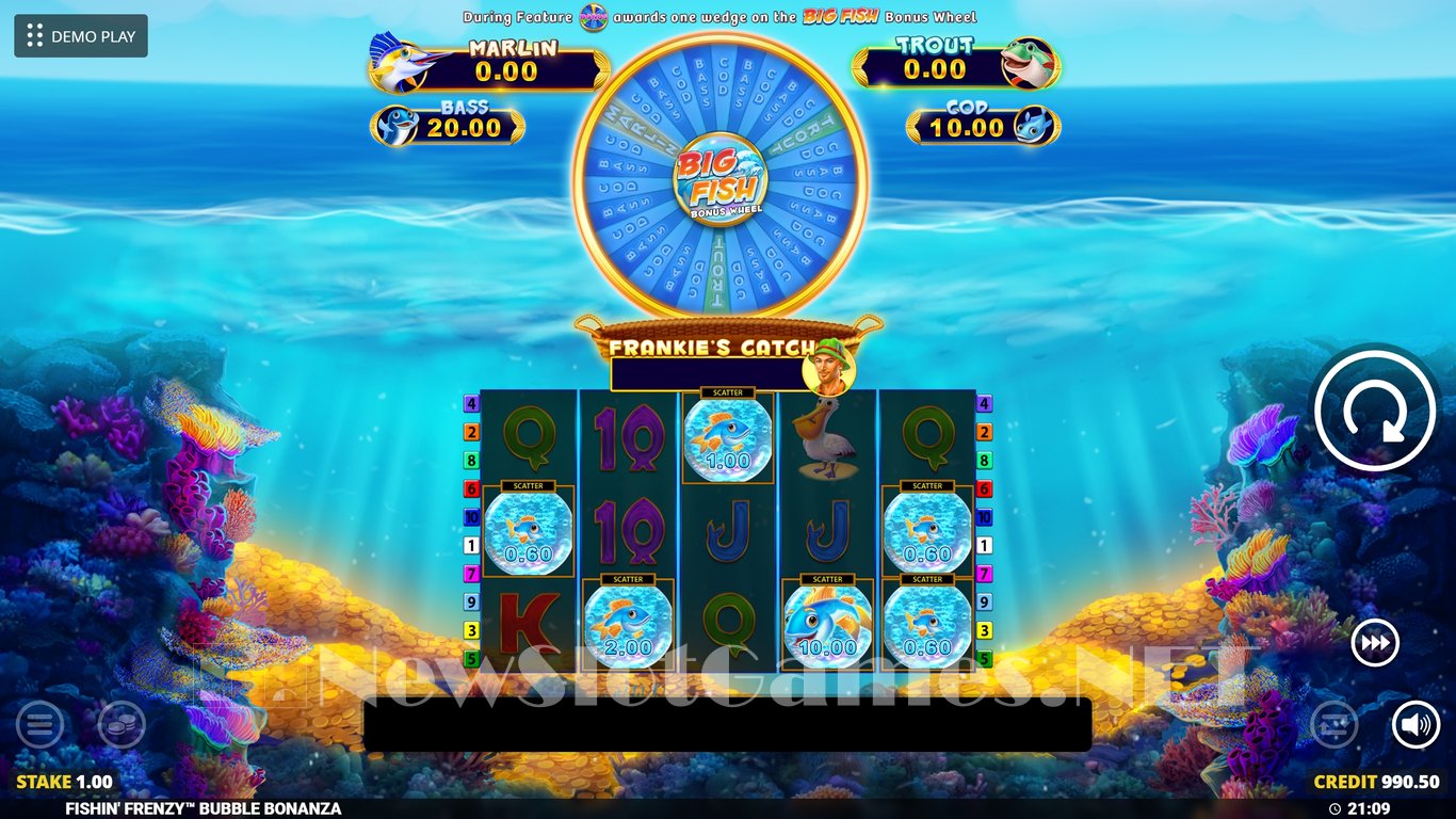 Fishin Frenzy Bubble Bonanza Slot Slot Image in Demo - pic. 2