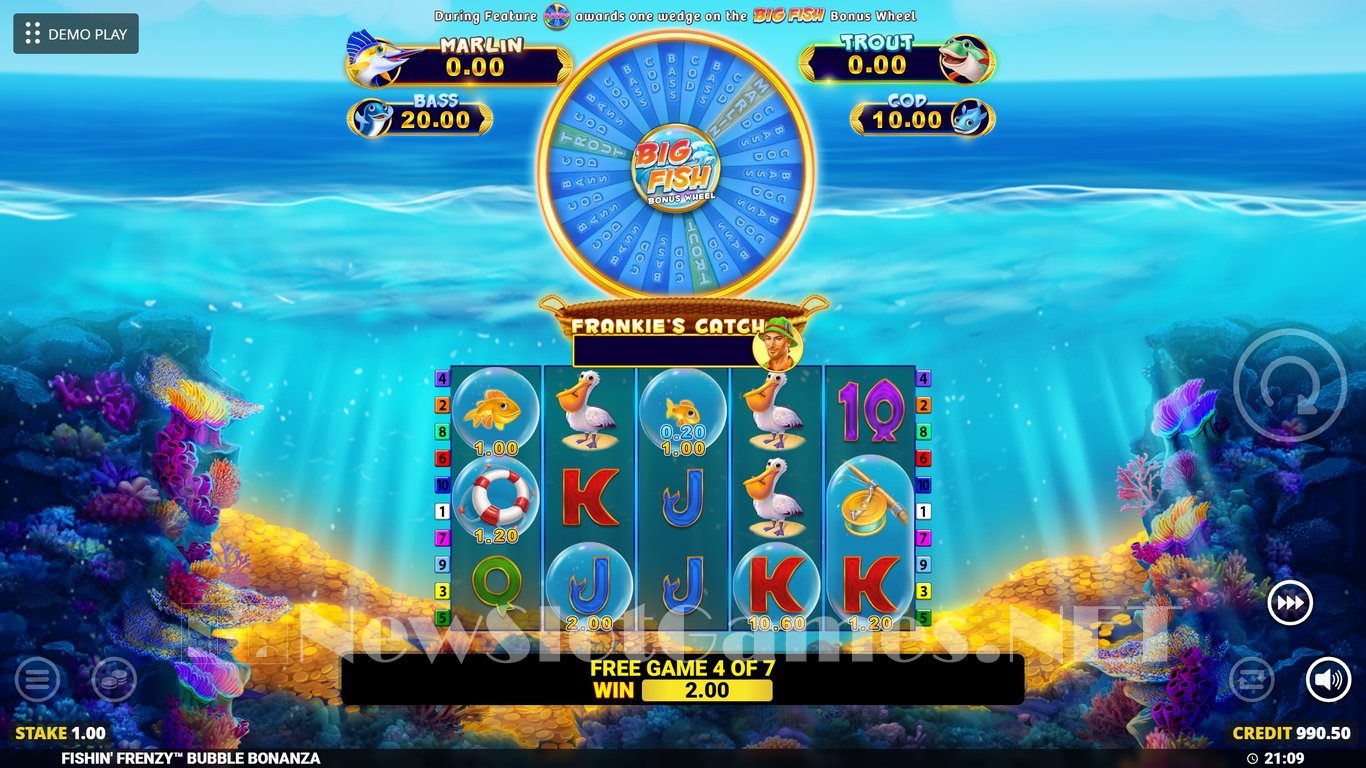 Fishin Frenzy Bubble Bonanza Slot Slot Image in Demo - pic. 5