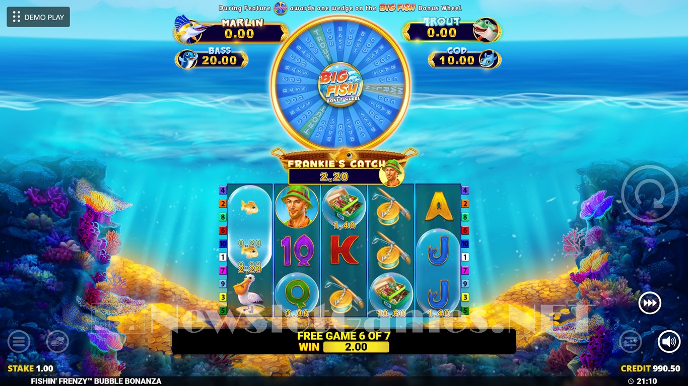 Fishin Frenzy Bubble Bonanza Slot Slot Image in Demo - pic. 6
