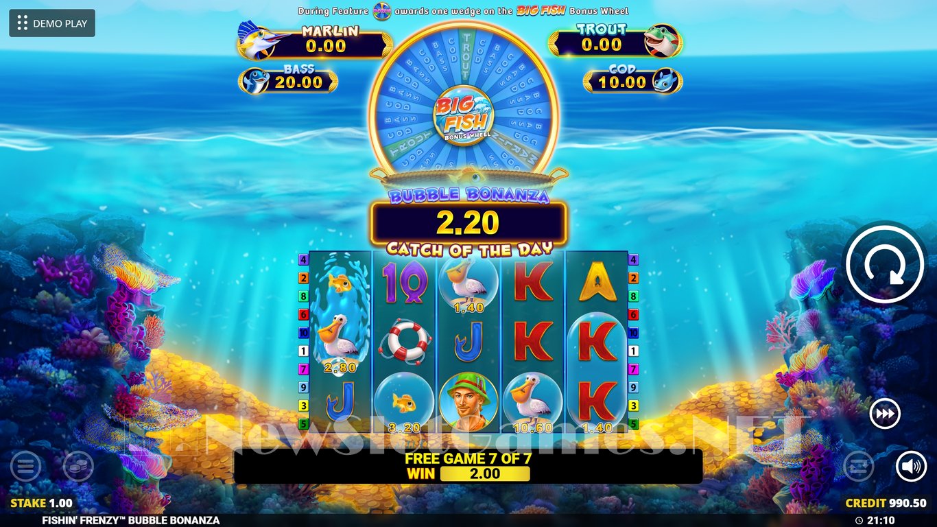 Fishin Frenzy Bubble Bonanza Slot Slot Image in Demo - pic. 7