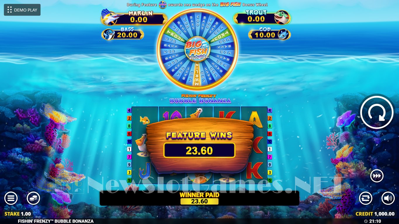 Fishin Frenzy Bubble Bonanza Slot Slot Image in Demo - pic. 8