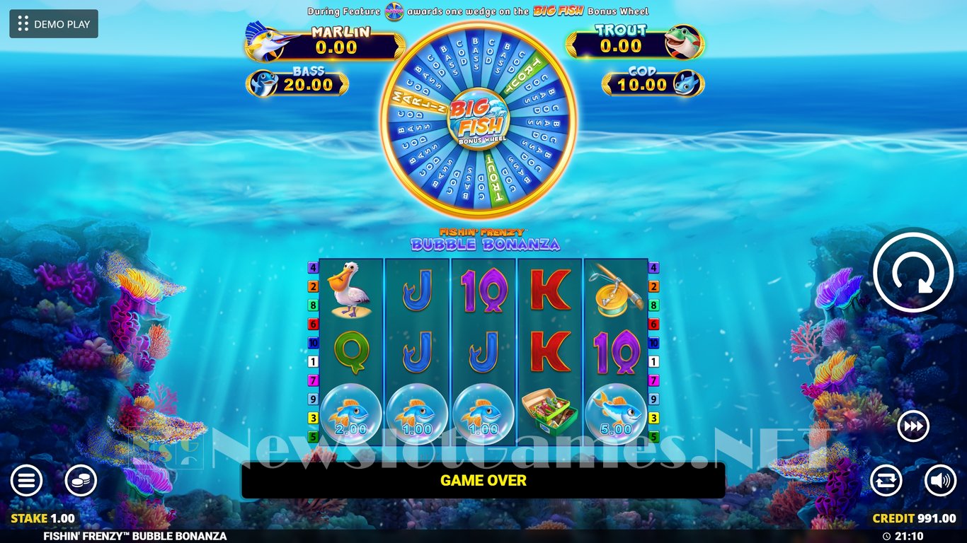 Fishin Frenzy Bubble Bonanza Slot Slot Image in Demo - pic. 9