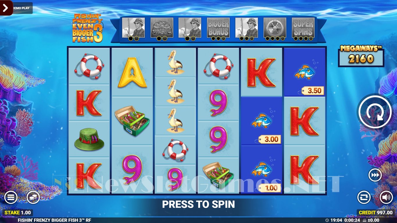 Fishin Frenzy Even Bigger Fish 3 Slot Slot Image in Demo - pic. 2