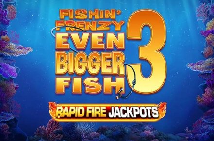 Fishin Frenzy Even Bigger Fish 3 Slot Logo