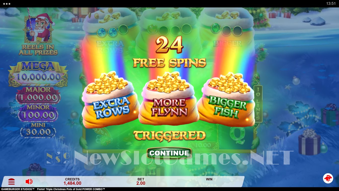Fishin Triple Christmas Pots of Gold Power Combo Slot Slot Image in Demo - pic. 5