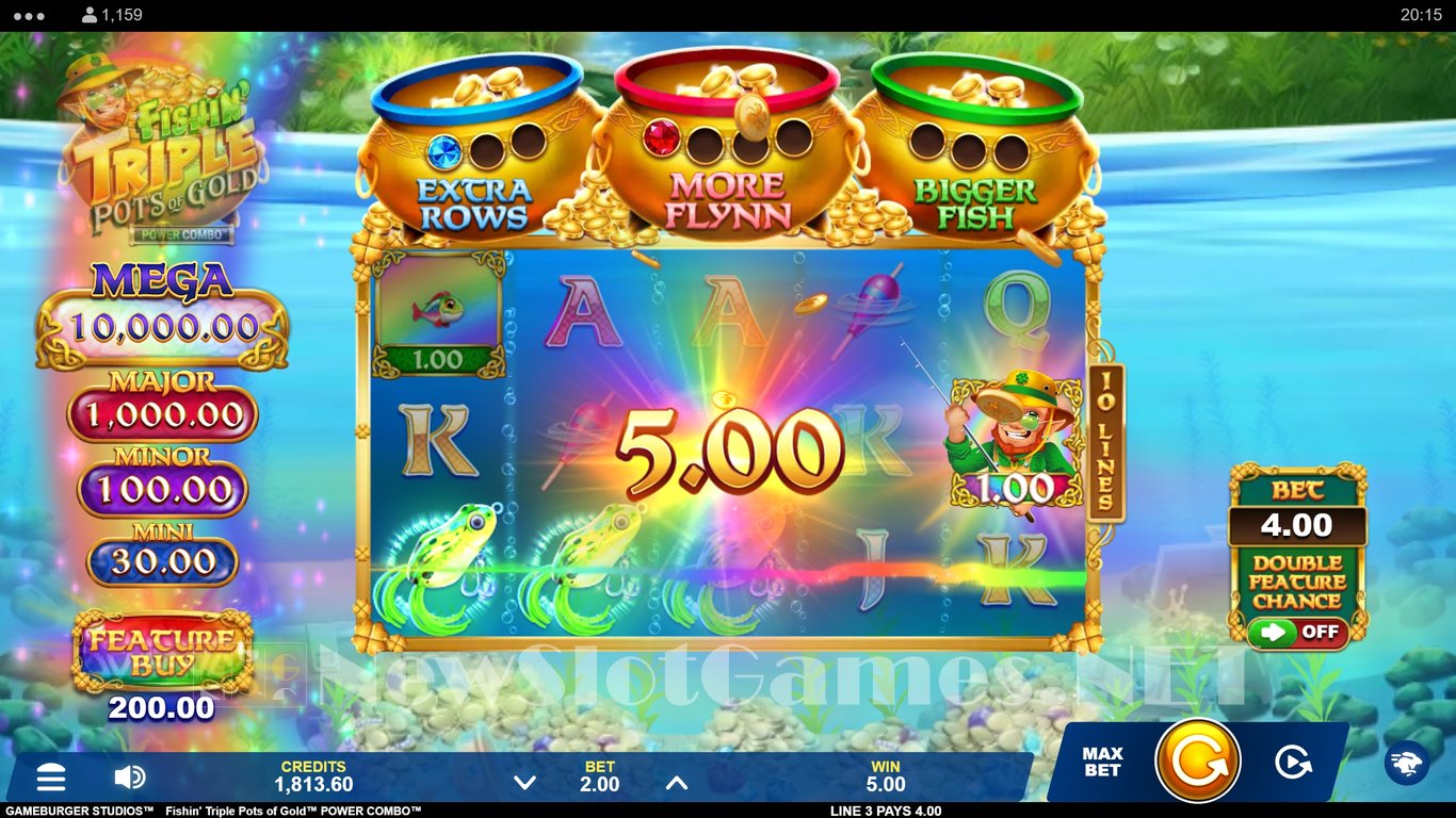 Fishin Triple Pots of Gold Power Combo Slot Slot Image in Demo - pic. 3