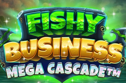 Fishy Business Mega Cascade Slot Logo