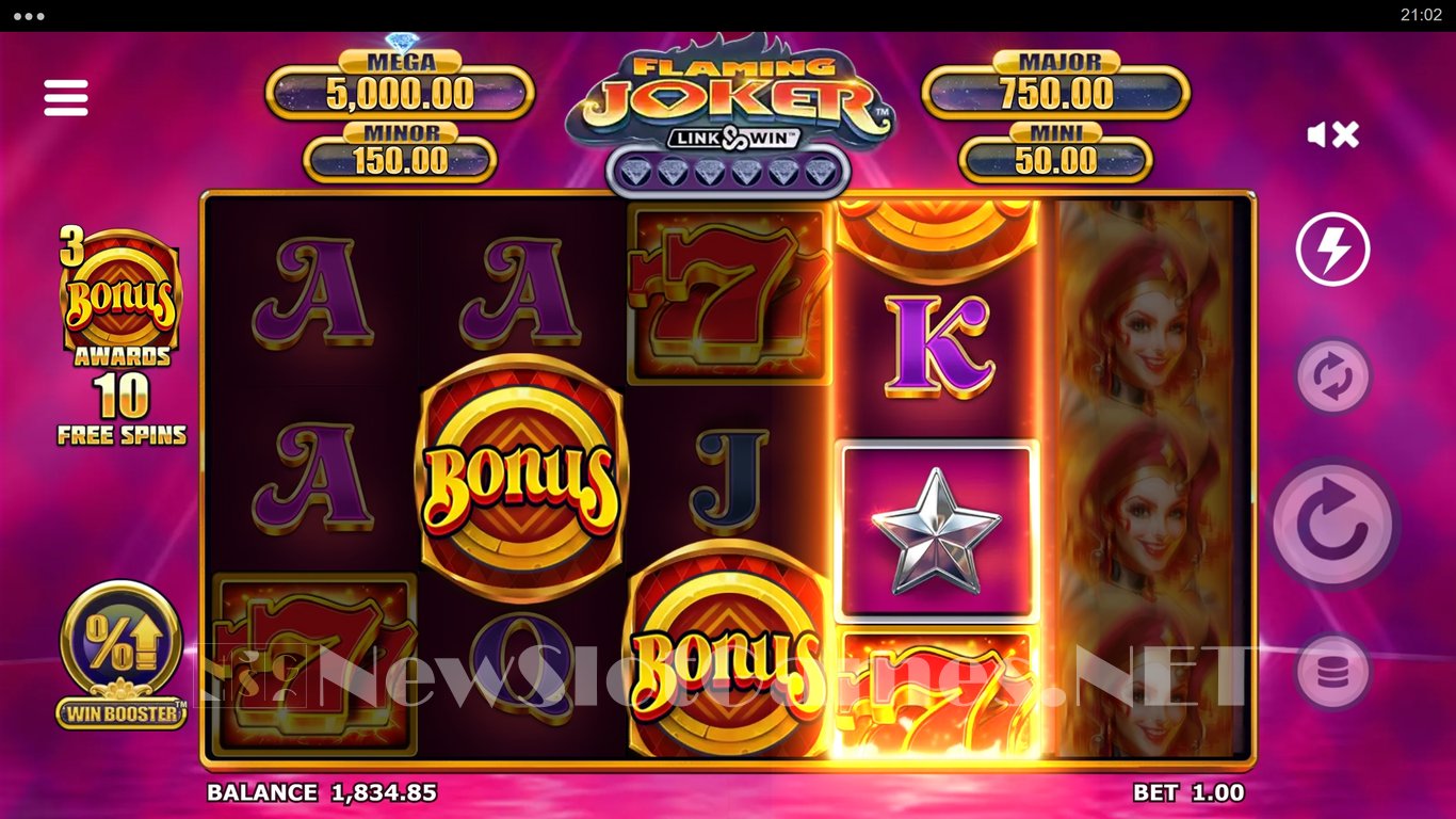 Flaming Joker Link & Win Slot Slot Image in Demo - pic. 2