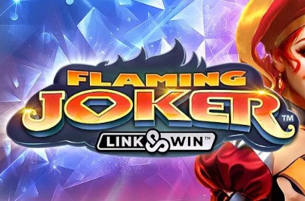 Flaming Joker Link & Win Slot Logo