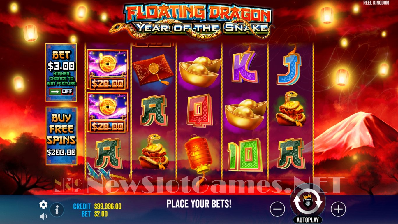 Floating Dragon Year of the Snake Slot Slot Image in Demo - pic. 2