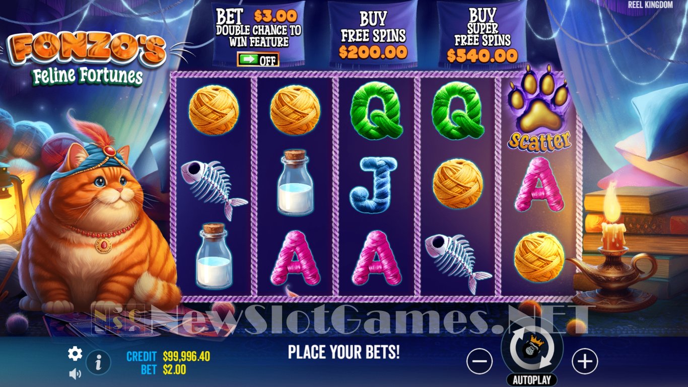 Fonzos Feline Fortunes Slot Slot Image in Demo - pic. 3