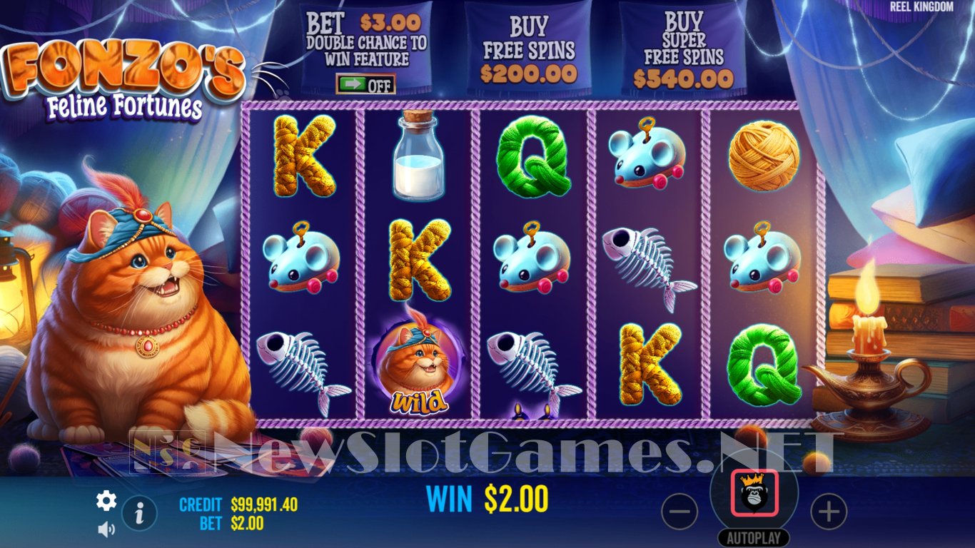 Fonzos Feline Fortunes Slot Slot Image in Demo - pic. 5