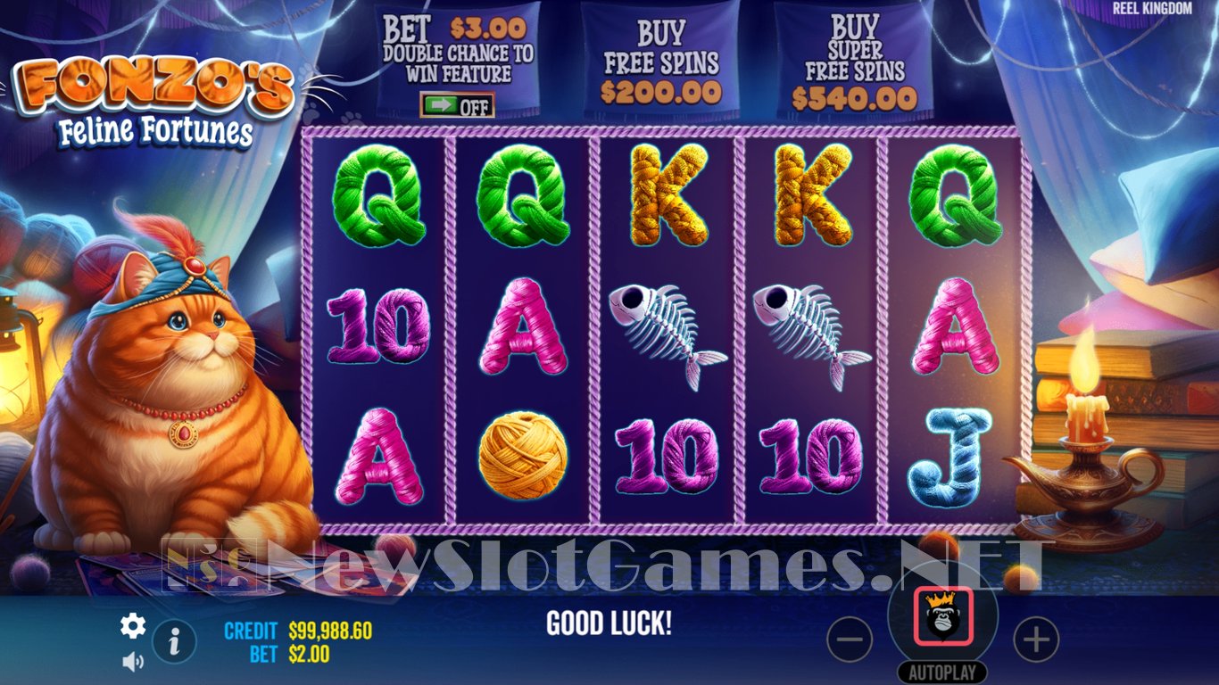 Fonzos Feline Fortunes Slot Slot Image in Demo - pic. 6