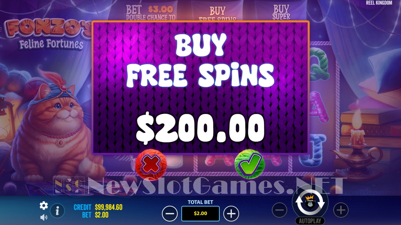 Fonzos Feline Fortunes Slot Slot Image in Demo - pic. 7