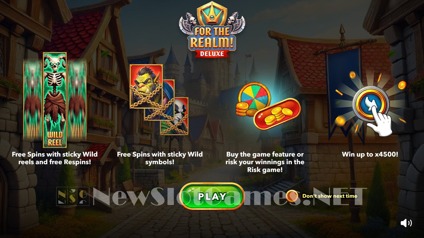 For The Realm Deluxe Slot Demo Image