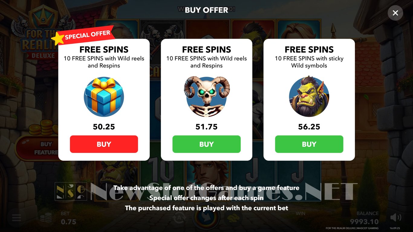 For The Realm Deluxe Slot Slot Image in Demo - pic. 6