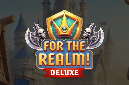For The Realm Deluxe Slot Logo