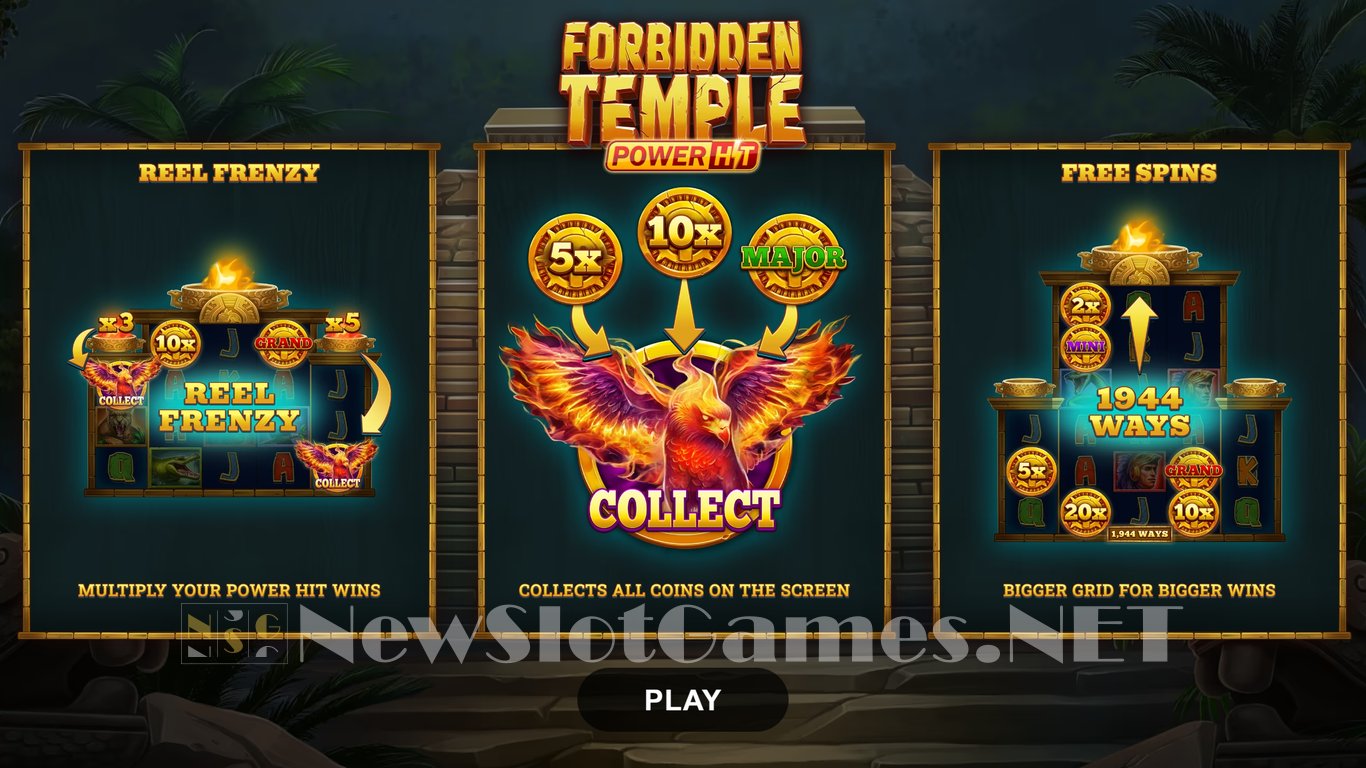 Forbidden Temple Power Hit Slot Demo Image