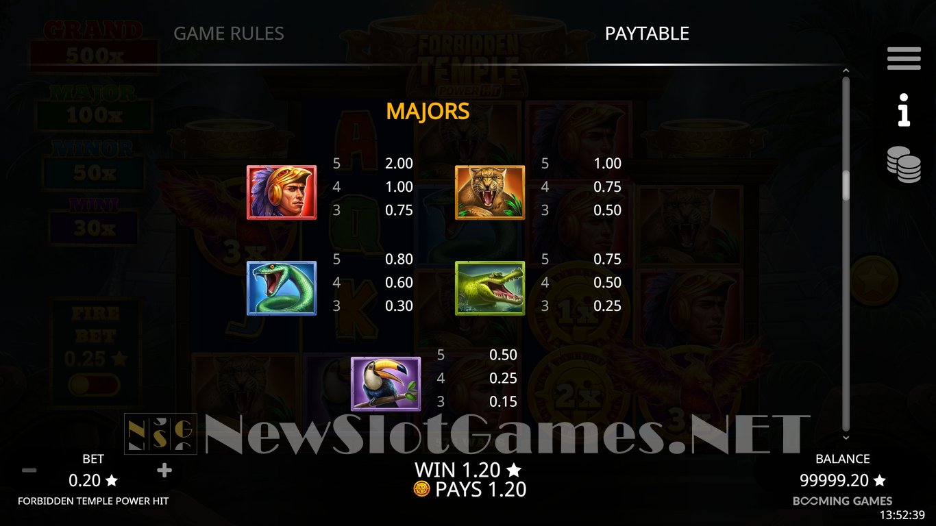 Forbidden Temple Power Hit Slot Slot Image in Demo - pic. 7