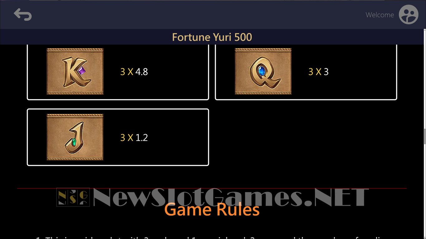 Fortune Yuri 500 Slot Slot Image in Demo - pic. 6