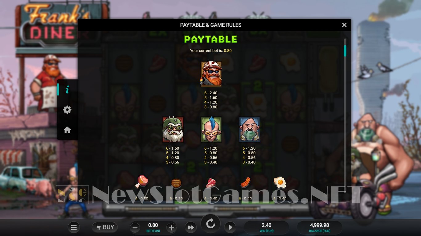 Franks Diner Slot Slot Image in Demo - pic. 6