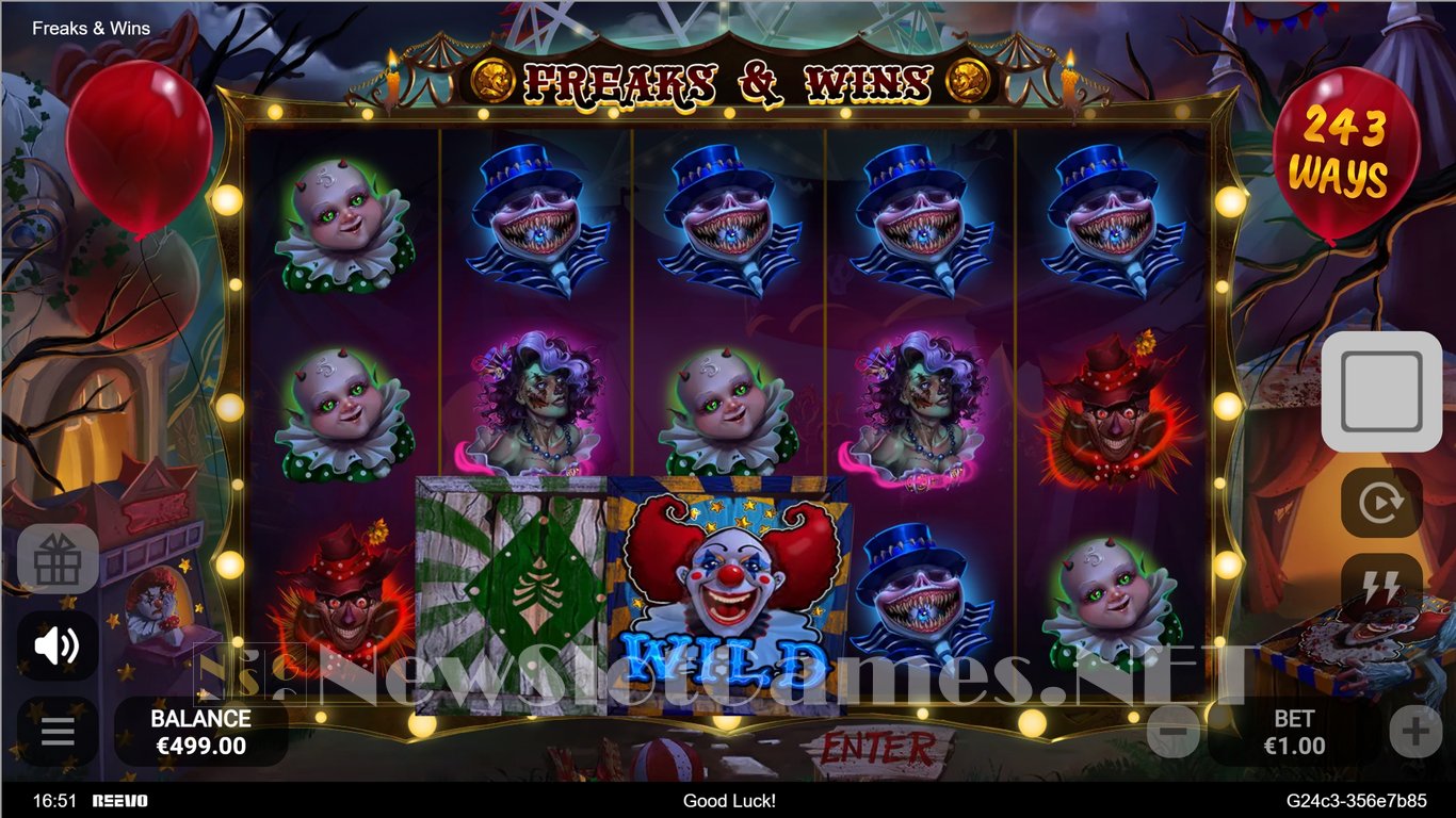 Freaks & Wins Slot Demo Image