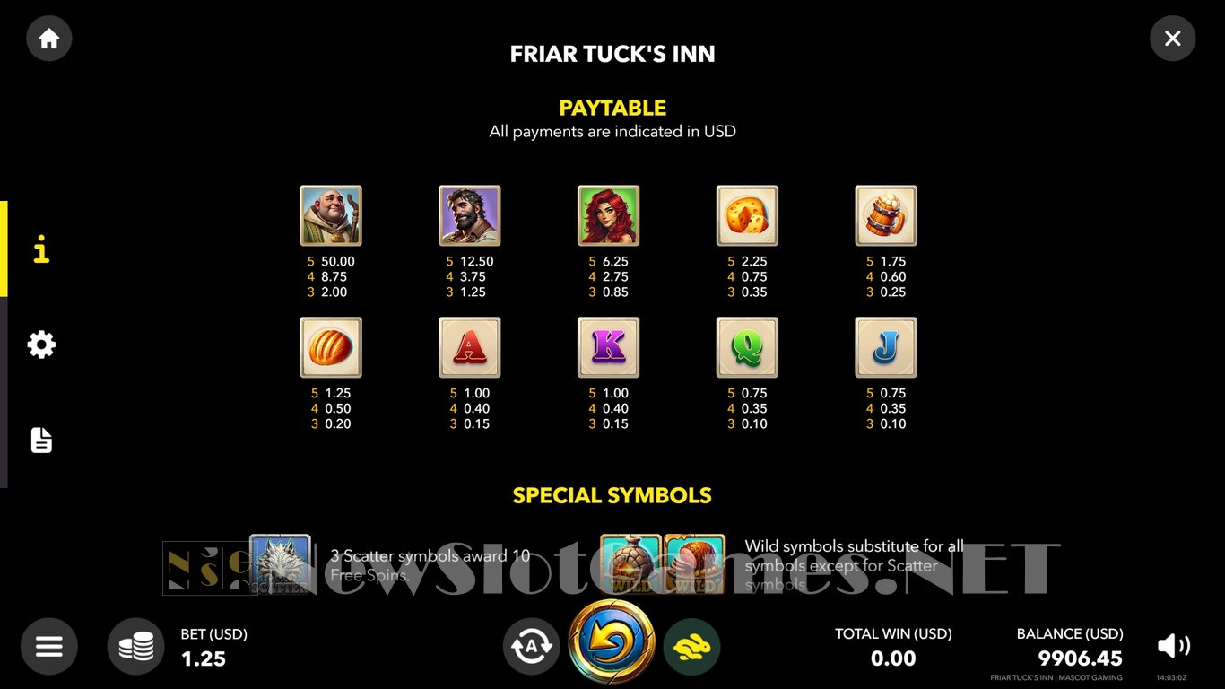 Friar Tucks Inn Slot Slot Image in Demo - pic. 8
