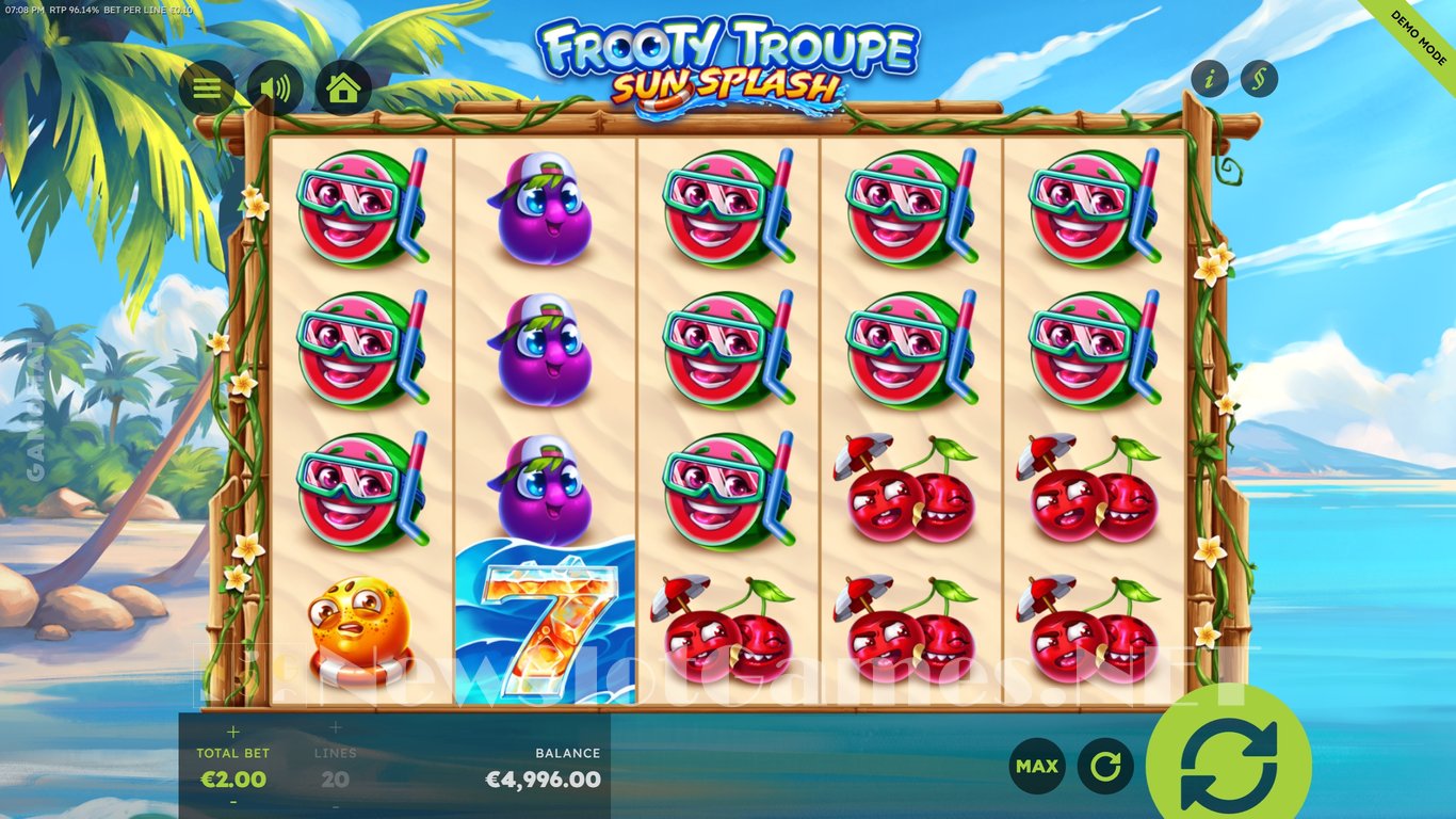 Frooty Troupe Sun Splash Slot Slot Image in Demo - pic. 2