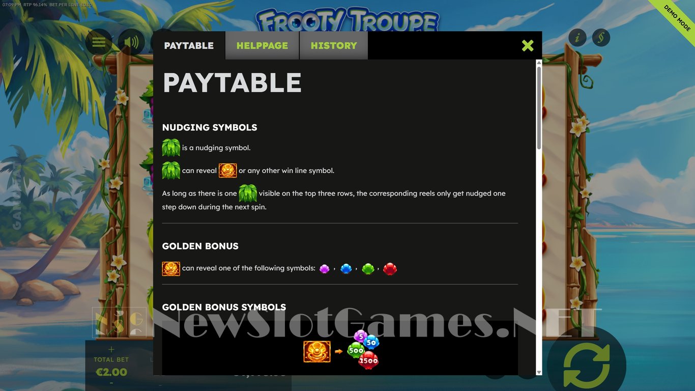 Frooty Troupe Sun Splash Slot Slot Image in Demo - pic. 5