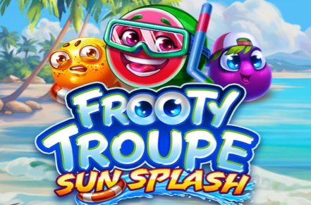 Frooty Troupe Sun Splash Slot Logo
