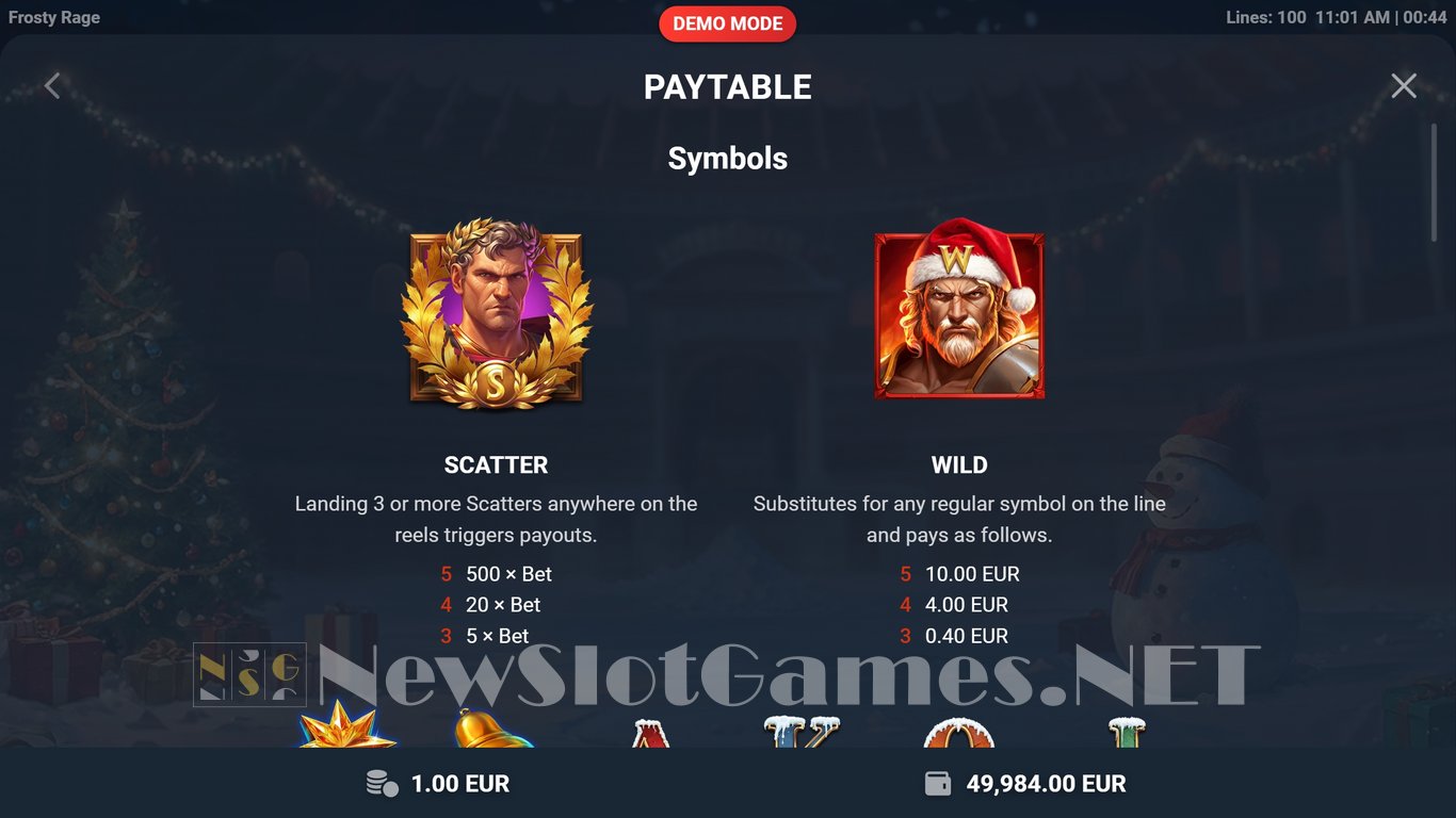 Frosty Rage Slot Slot Image in Demo - pic. 6