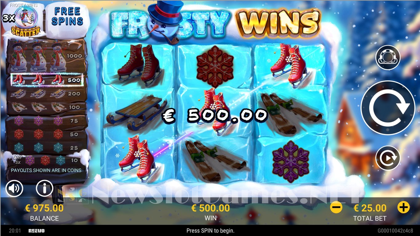 Frosty Wins Slot Demo Image