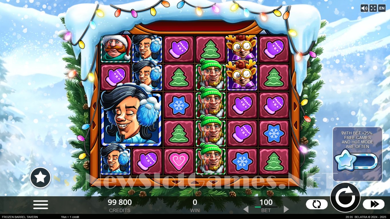 Frozen Barrel Tavern Slot Demo Image