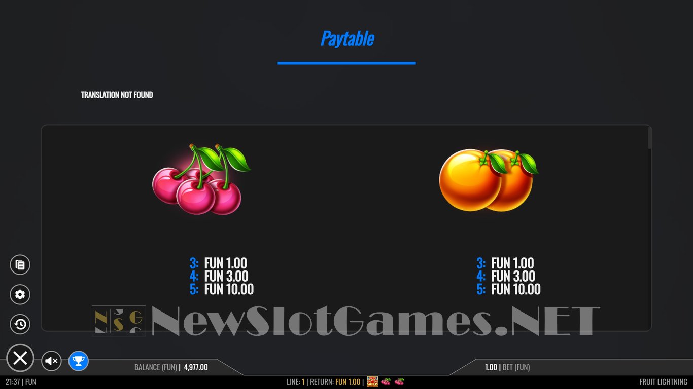 Fruit Lightning Slot Slot Image in Demo - pic. 9