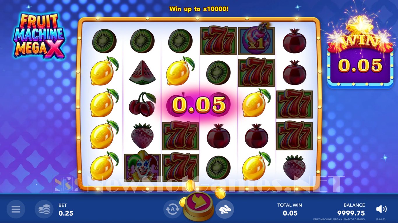 Fruit Machine Mega X Slot Demo Image