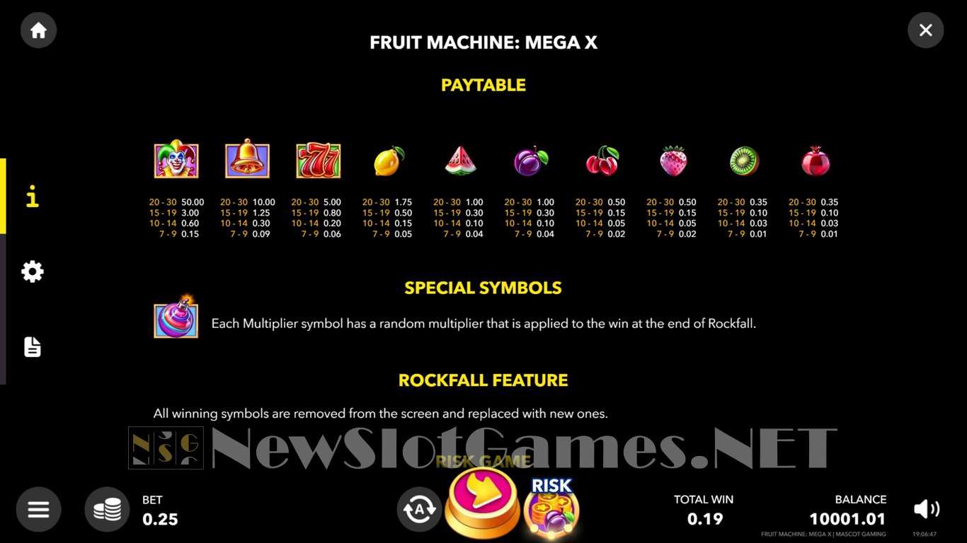 Fruit Machine Mega X Slot Slot Image in Demo - pic. 3