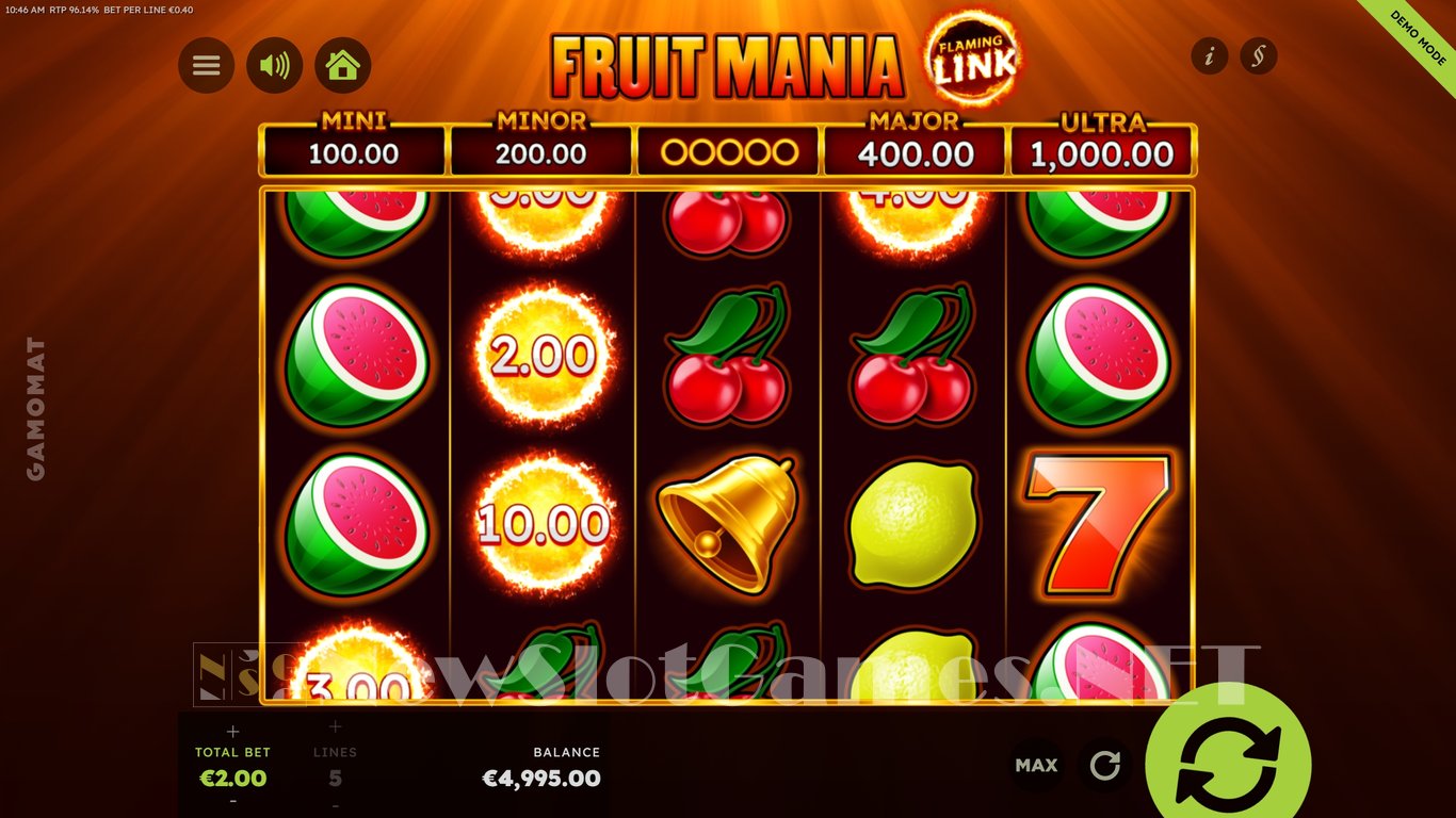 Fruit Mania Flaming Link Slot Slot Image in Demo - pic. 3