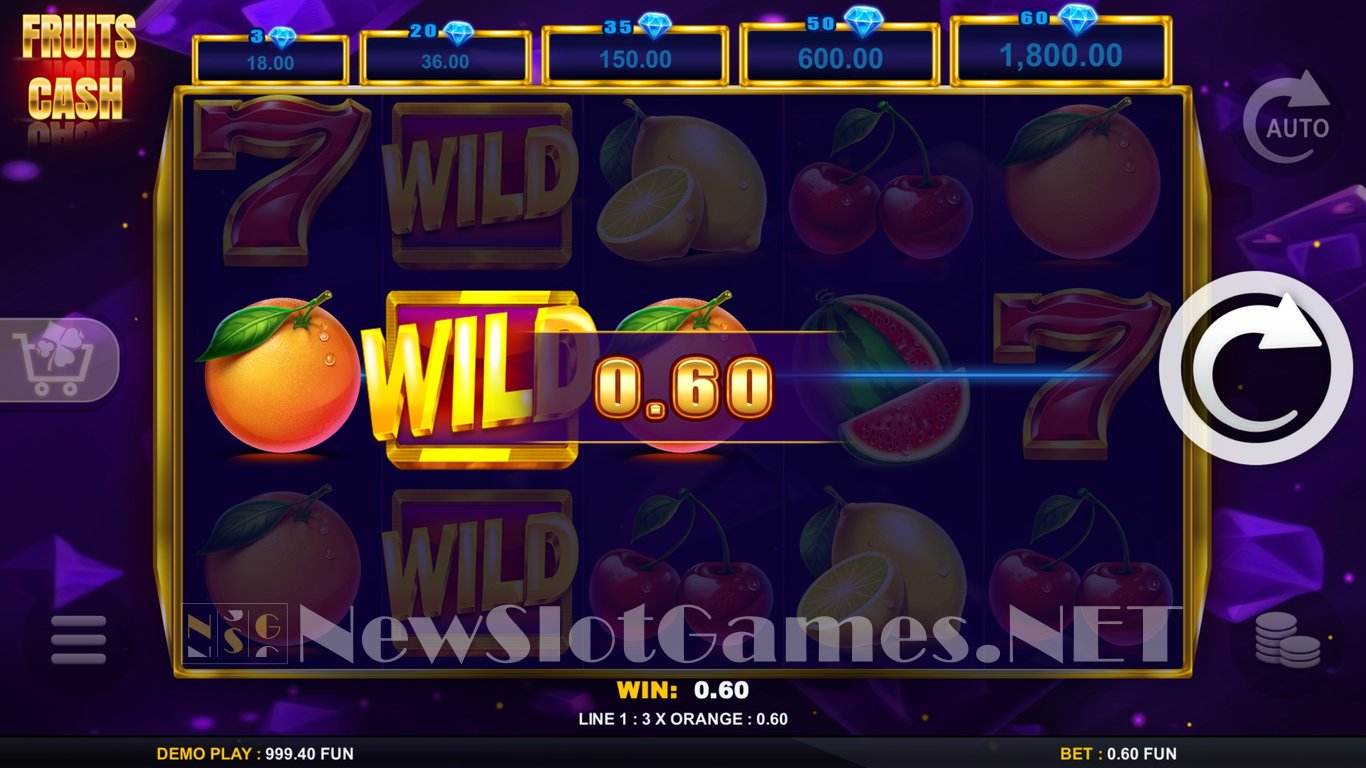 Fruits Cash Slot Demo Image
