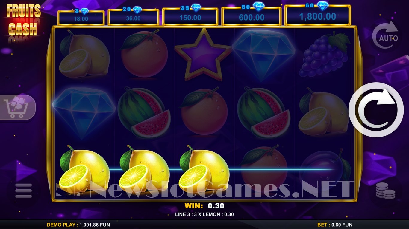 Fruits Cash Slot Slot Image in Demo - pic. 2