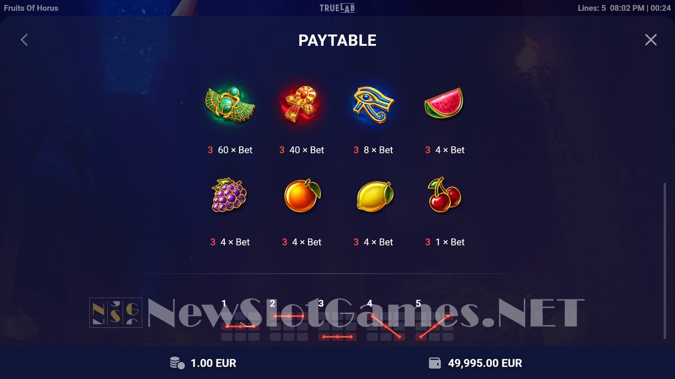 Fruits of Horus Slot Slot Image in Demo - pic. 6