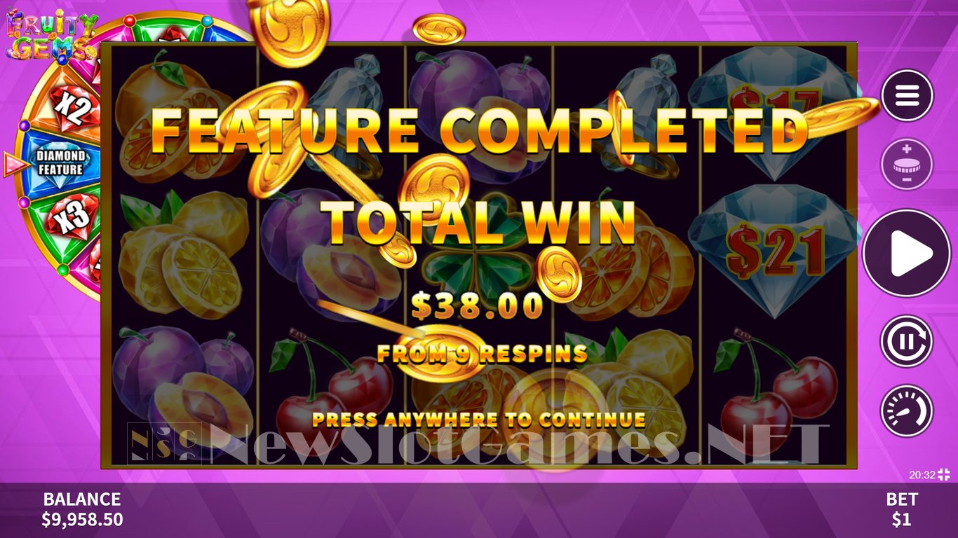 Fruity Gems Slot Slot Image in Demo - pic. 8