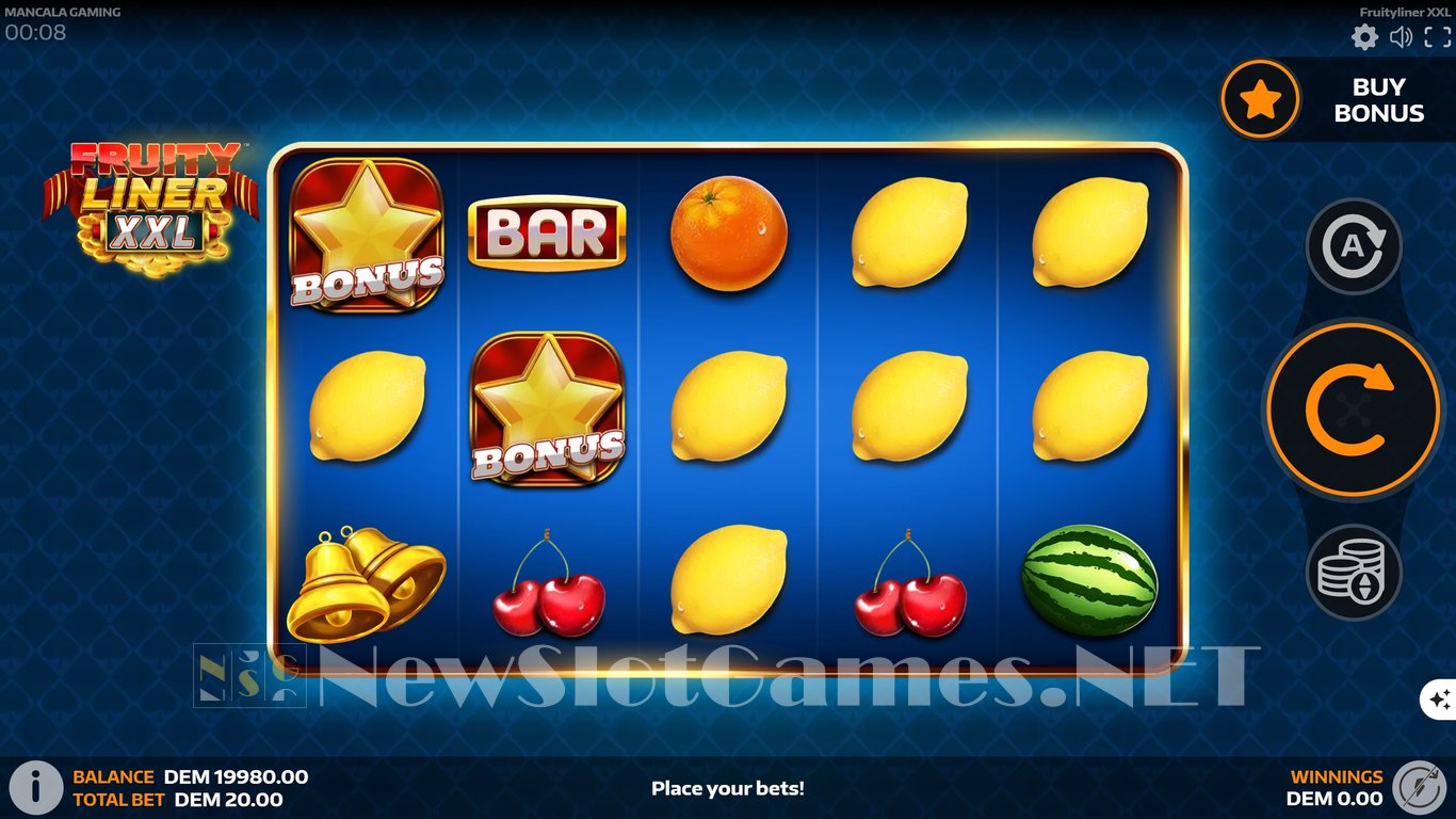 Fruityliner XXL Slot Demo Image