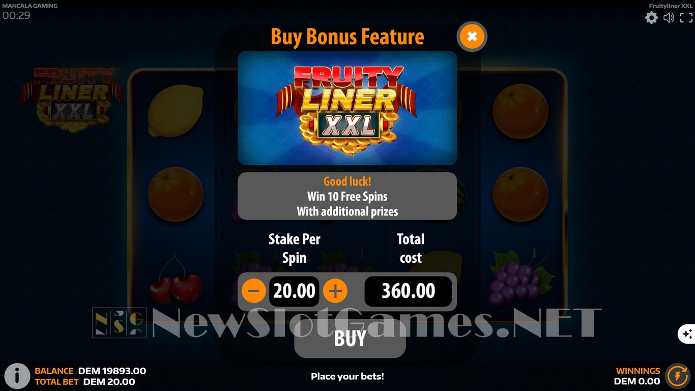 Fruityliner XXL Slot Slot Image in Demo - pic. 5