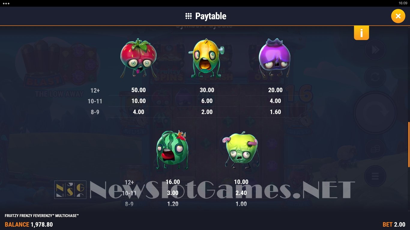 Fruitzy Frenzy Feverenzy MultiChase Slot Slot Image in Demo - pic. 6