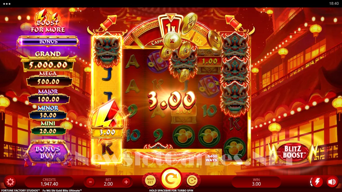 Fu Wu Shi Gold Blitz Ultimate Slot Slot Image in Demo - pic. 6