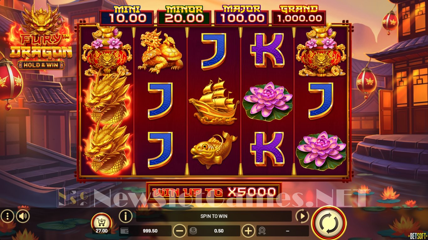 Fury Dragon Slot Demo Image