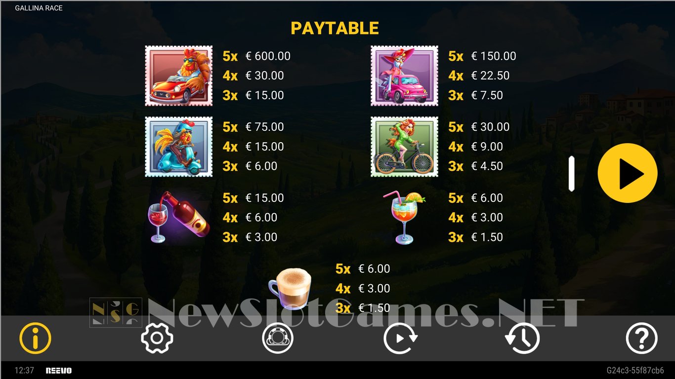 Gallina Race Slot Slot Image in Demo - pic. 13